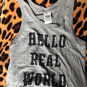 Pink tank top